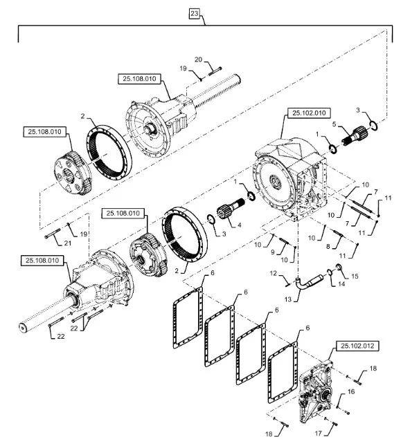 310693A1 - Вал коротк. редукт. планет. моста 450сер.TJT9./St.