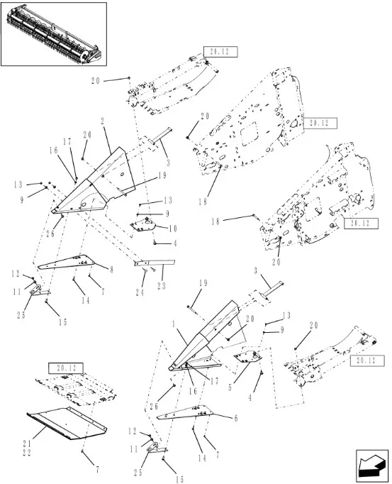 87540542 - пластина